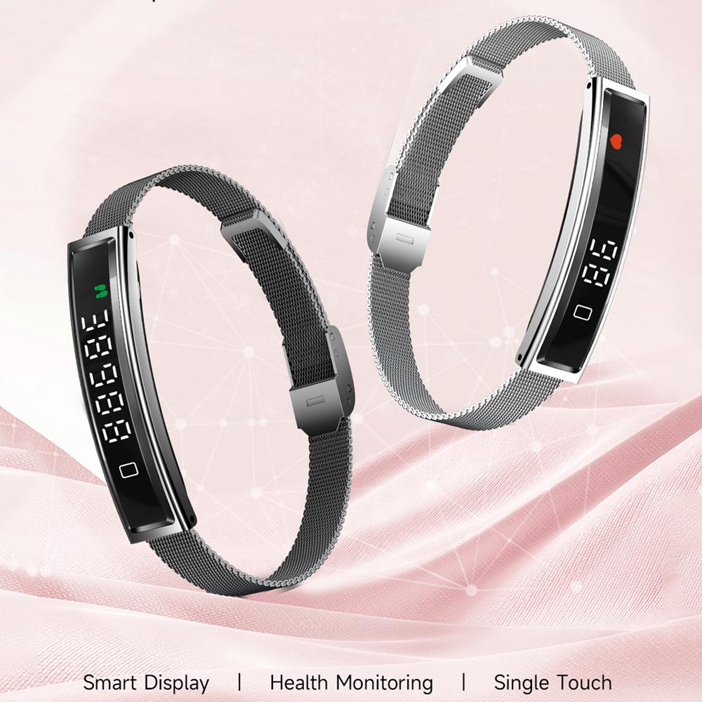 New Sports Smart Bracelet Women Men Heart Rate Sleep Monitoring Women's Health Watch IP68 Waterproof Smart Watch For Android