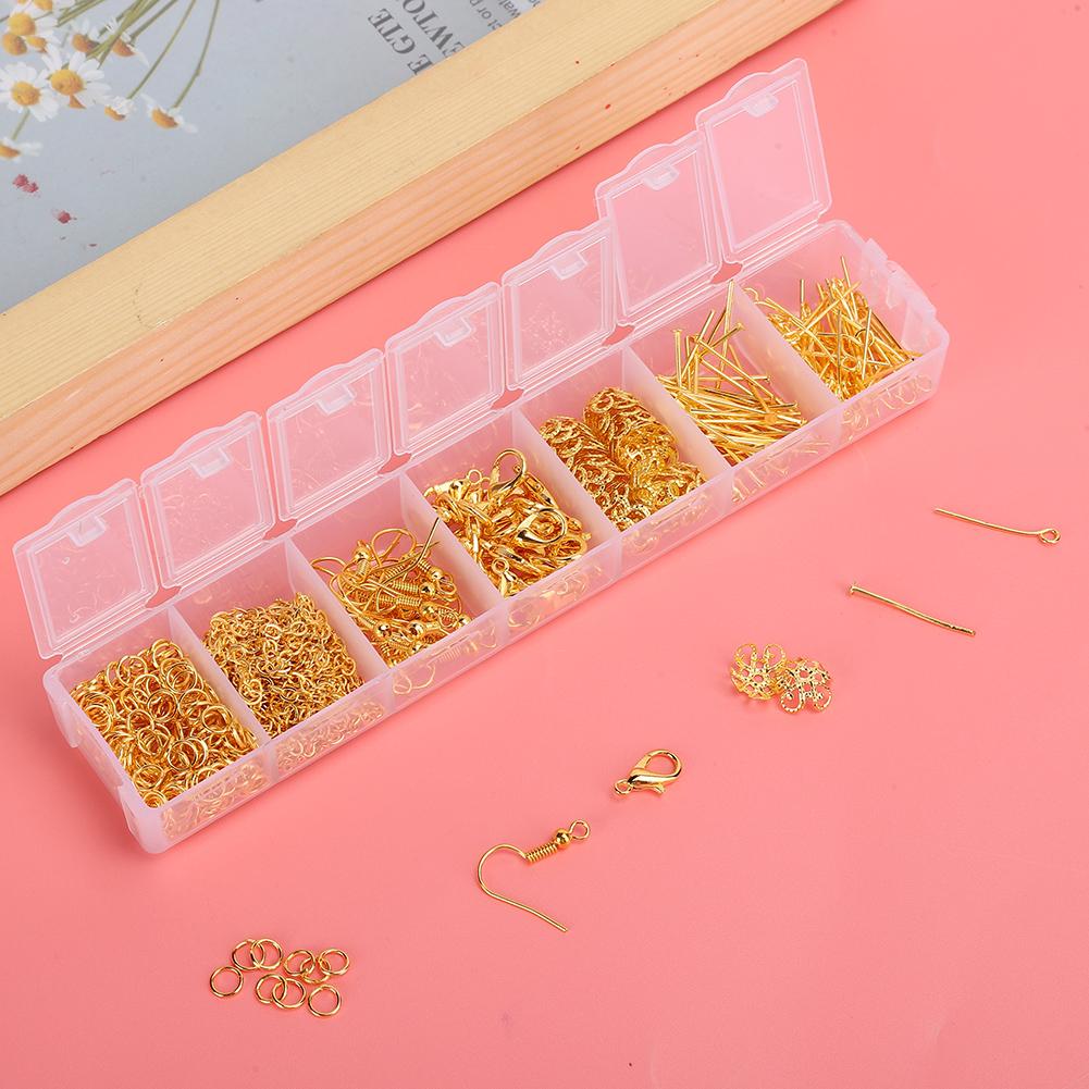 Earring Hooks Necklace Chain Lobster Clasp Necklace Jewelry DIY Accessory Tool Set