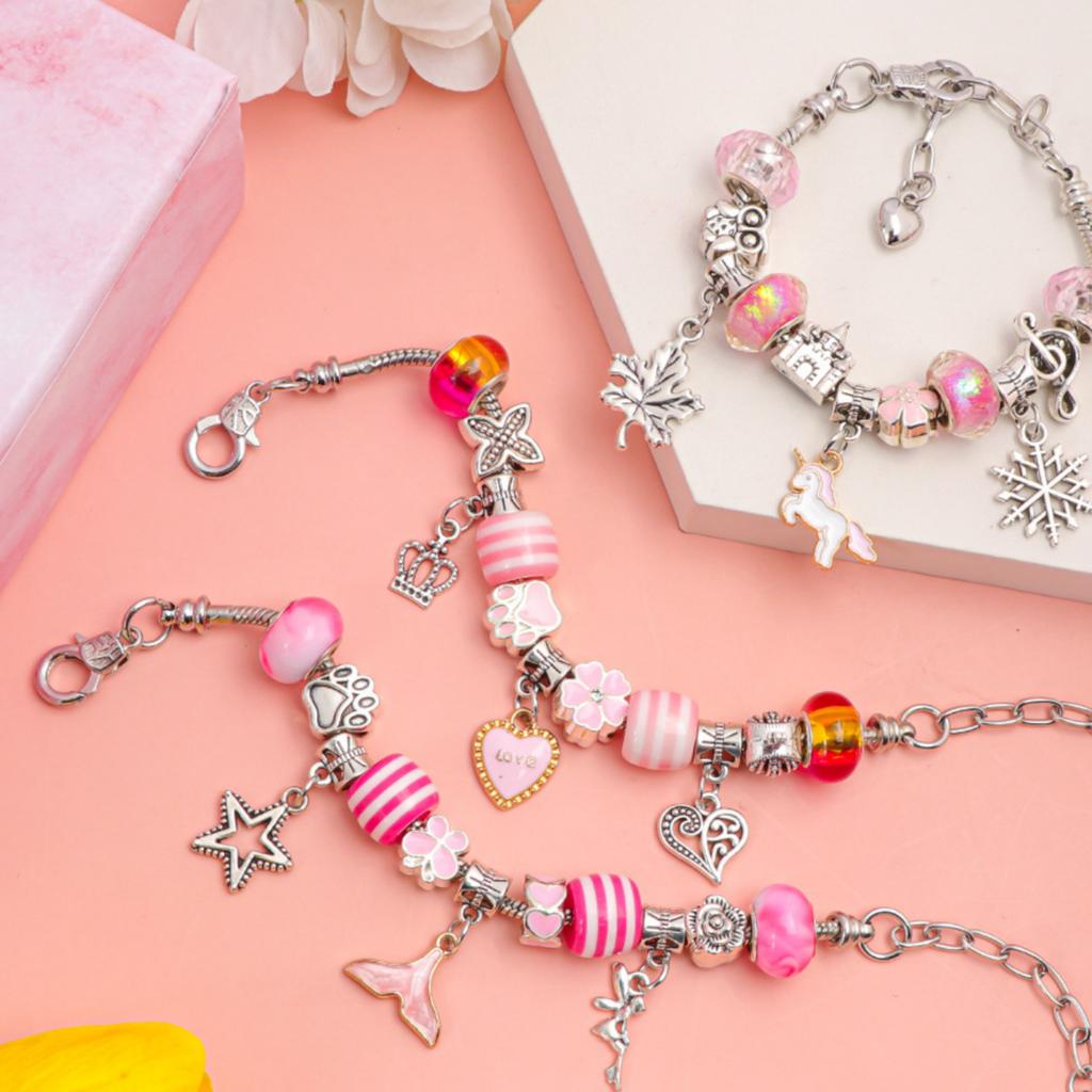 Jewelry Making Kit for Girls: Bracelets, Necklaces, Charms