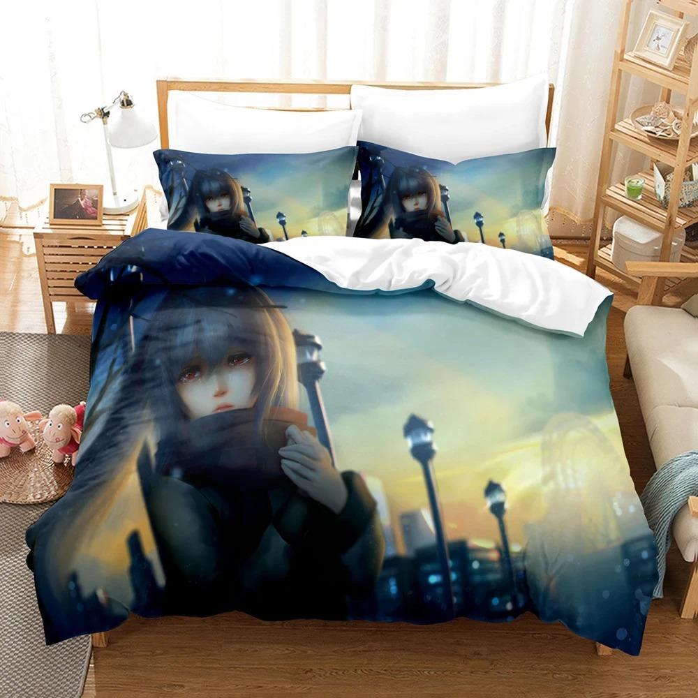 

Comfortable Anime Print Duvet Cover Set With Duvet Cover And Pillowcases King Queen Twin Sizes For Boys Girls And Kids 70x133cm 2pcs