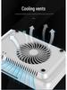 LCD Touchscreen 80W Rechargeable Nail Dust Collector with 4500RPM Fan Speed