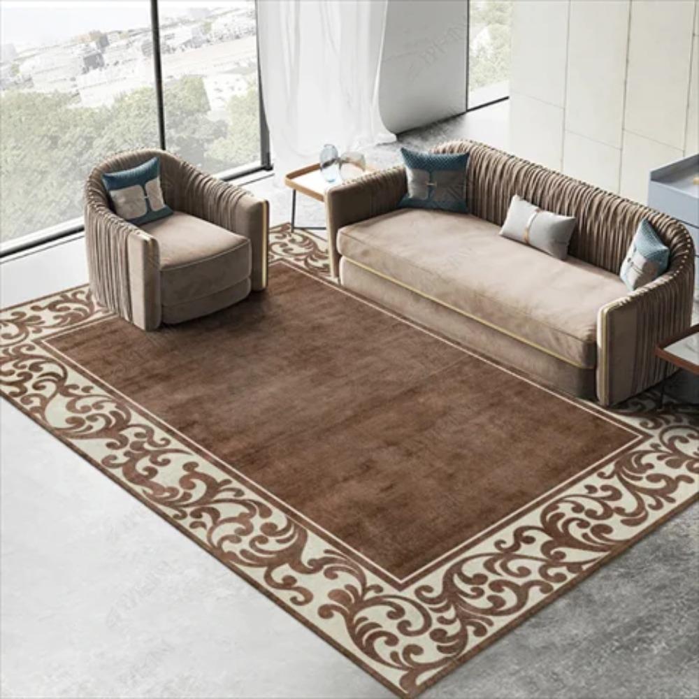 New Chinese Style Rugs Living Room Non-slip Sofa and Coffee Table Mat Easy Clean Decoration Home Carpet for Rooms Customizable
