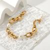 Yori High Quality Stainless Steel Natural Pearls Bracelet Golden  Wholesale Jewelry 18K PVD Plated Waterproof