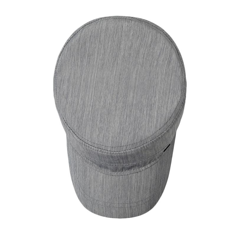 Spring Autumn Men's Flat Top Hat Sunscreen Sun Hat Outdoor Sunshade Cap for The Elderly