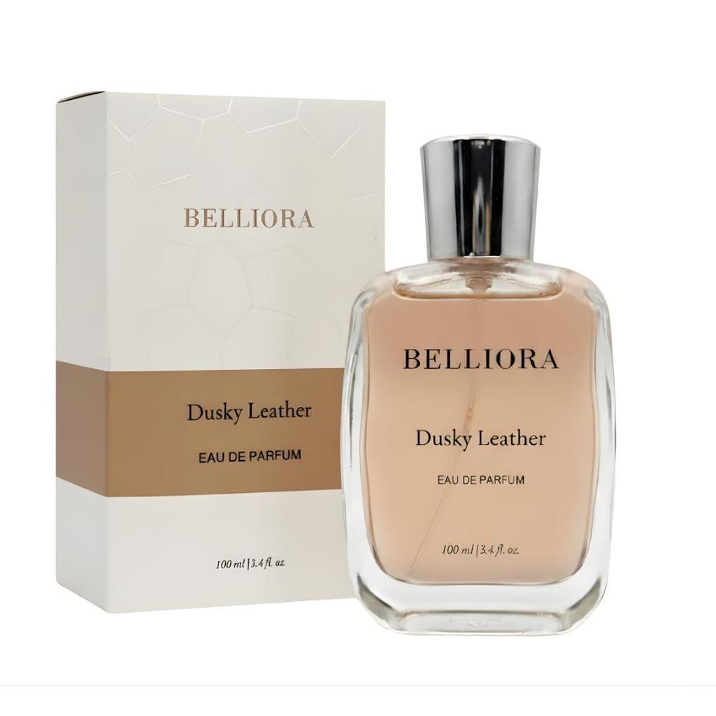 Dusky Leather Perfume For Men | Spicy Woody Leather | Pink Pepper, Juniper, Tonka, Amber |Long-Lasting Masculine Fragrance