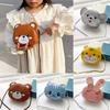 Mode dessin animé Animal épaule sac à main fille sac à main rond fermeture éclair sacs à bandoulière