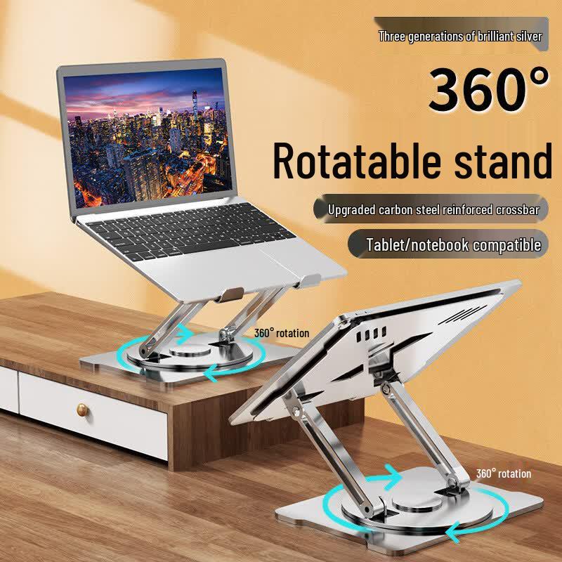 OLOEY 360-Degree Rotating Foldable Laptop & Tablet Stand