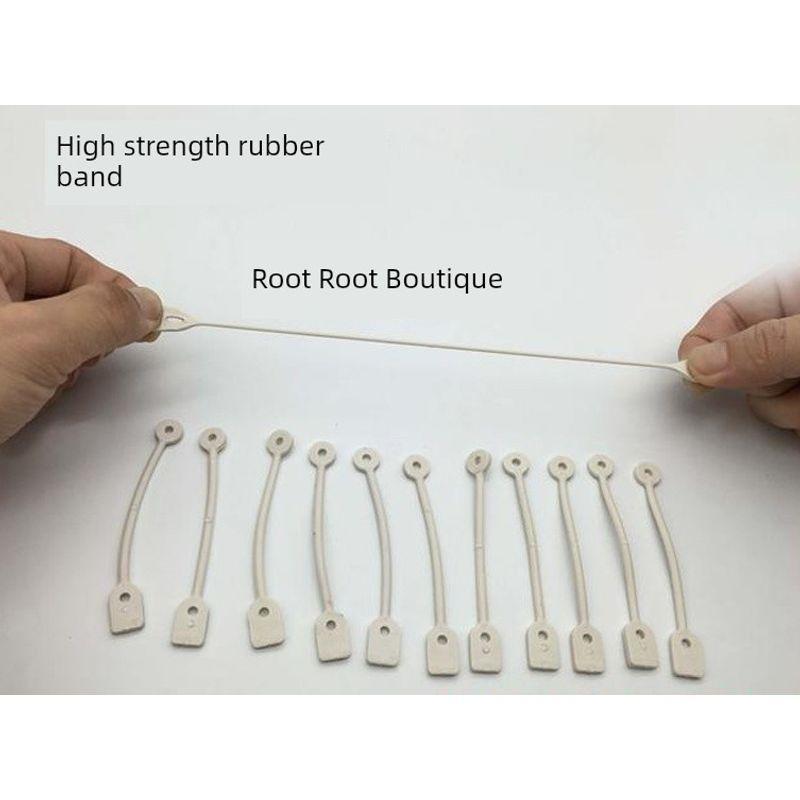 

10 Packs Hot Hair Salon Barber Shop High Quality Outer Core Pulling Roll Bar Cold Wave Bar Comes with Rubber Band Roll Bar Outer Enucleating Bar Round Silicone Core Rubber Band [50 Pieces/Pack]