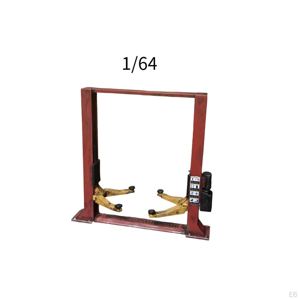 1:64 Scale Lift Repair Shop Equipment DIY Car Scene 1/64 Garage Lifter