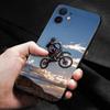 Moto Cross Motorcycle Sports Case For iPhone 12 11 Pro Max XS XR X 7 8 Plus 12 Mini SE 2020 Shell Back Capa Funda Cover Caso
