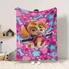 1Pc Christmas Chase Blanket Soft And Comfortable Casual Warm Camping Travel Christmas Halloween Gift M91762