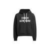 Coach SS24 Letter Print Hooded Casual Loose Sweatshirt Unisex Sweatshirt Black CQ226-BLK