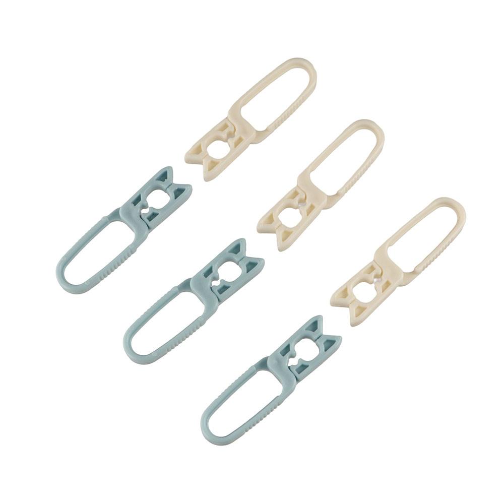 10 Pcs Small Clothing Clip White/Grey Washing Pegs Practical Underwear Drying Rack Travel