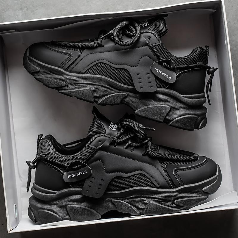 

Men s shoes summer new breathable mesh shoes men s trend versatile platform sports shoes casual running men 44