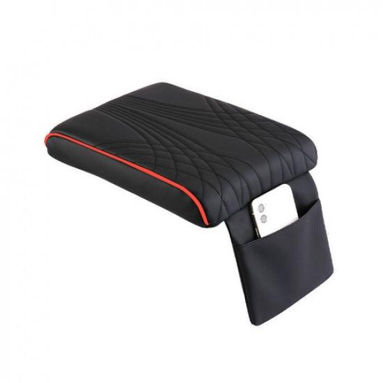 Car Center Console Armrest Box Cushion Cover Mat Pad Protector w/ Storage Bag