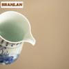 Jingdezhen Glazed Color Blue And White Tea Pitcher Handmade Lotus Japanese Cha Hai Tea Infuser Justice Cup Tea Craft Accessories