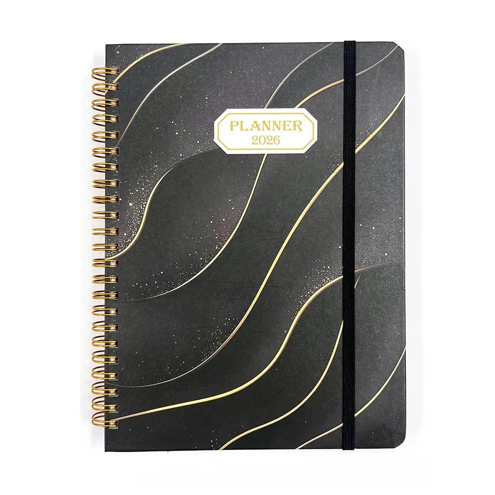 New High Quality A5 2026 Planner Jan.2026 - Dec.2026 Agenda Calendar 2026 Monthly Tabs Weekly and Monthly Academic Planner