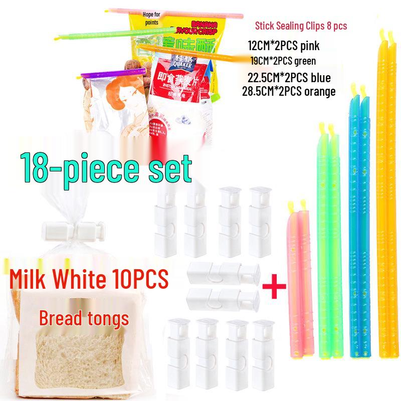 Korean-Style Moisture-Proof Food Bag Sealing Clip for Kitchen Use