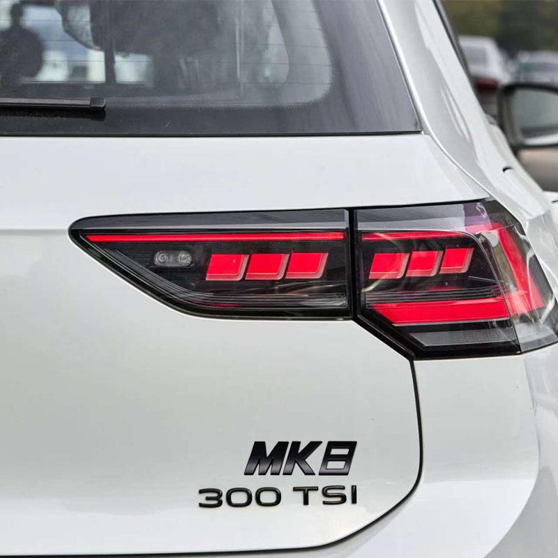 CJOZW1 3D Metal Car Trunk Sticker Compatible For VW Golf MK5 MK6 MK7 MK7.5 MK8 - Automotive Body Modification Accessory