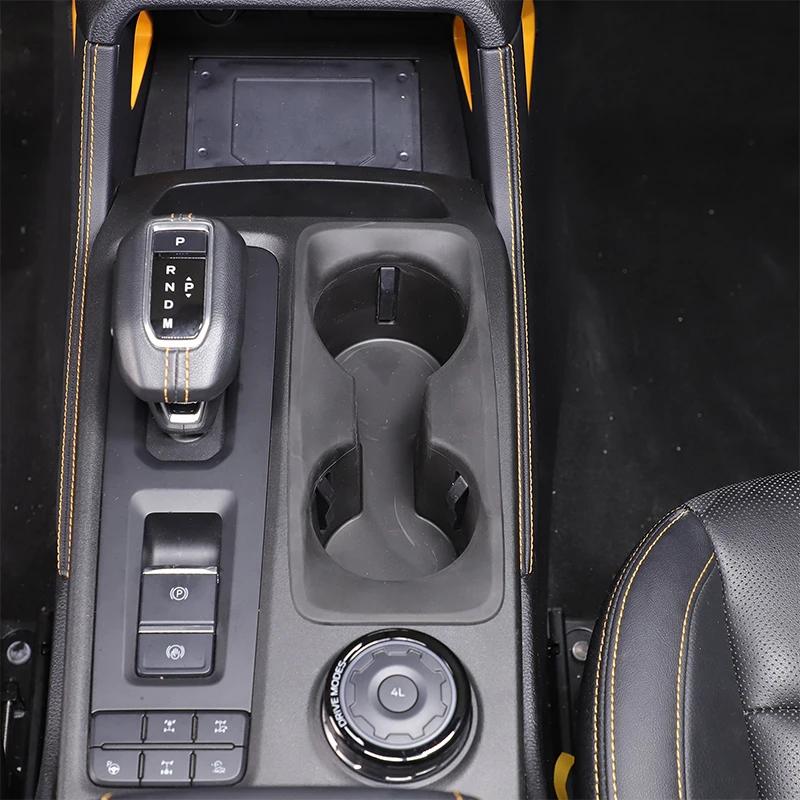 Car Interior TPE Black For Ford Ranger 2026 2026 2026 Car Center Console Water Cup Holder Storage Box Accessories