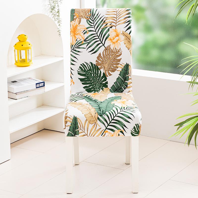 Stretch Dining Chair Cover Anti-Dirty Chair Seat Cover For Living Room,Wedding,Kitchen El,Ceremony,Banquet,Office Removable