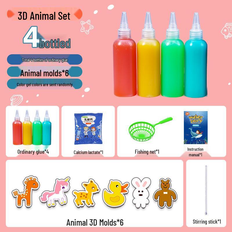 Magic Water Elf DIY Non-Toxic Educational Toy for Kids Ages 3-6