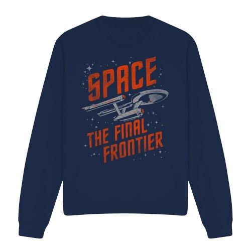 STAR TREK Unisex Adult Space Travel Sweatshirt