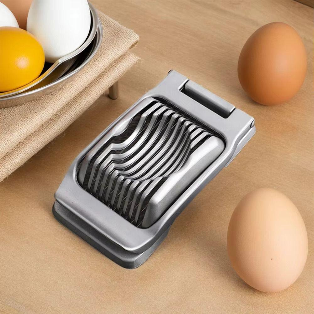 Heavy Duty Strawberry Slicer with Stainless Steel Wire Egg Cutter Convenient Egg Slicer  Tomato