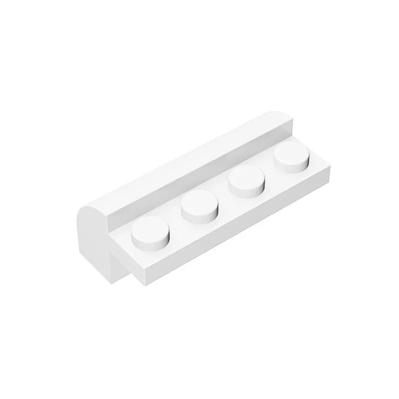 

MOC 10PCS Puzzle Particle 6081 Slope Curved Building Blocks 2x4x1 1/3 With 4 Recessted Studs Bricks Toys Kid Gift Dropshipping