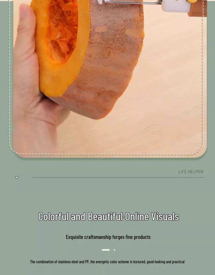 Multifunctional Double-Headed Fruit Peeler Knife for Home and Dorm Use