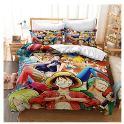 Povlak na přikrývku - Kreslený - 135x200 cm - 1 povlak na polštář - Měkký polyester - Pratelný