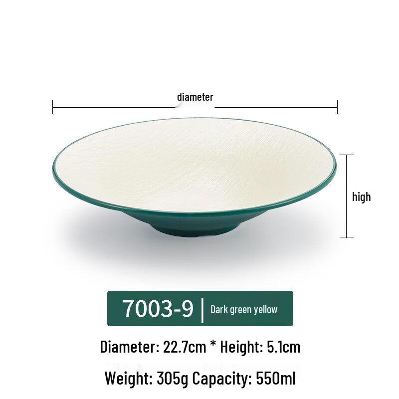 BoZhen Japanese Melamine Conical Noodle Bowl