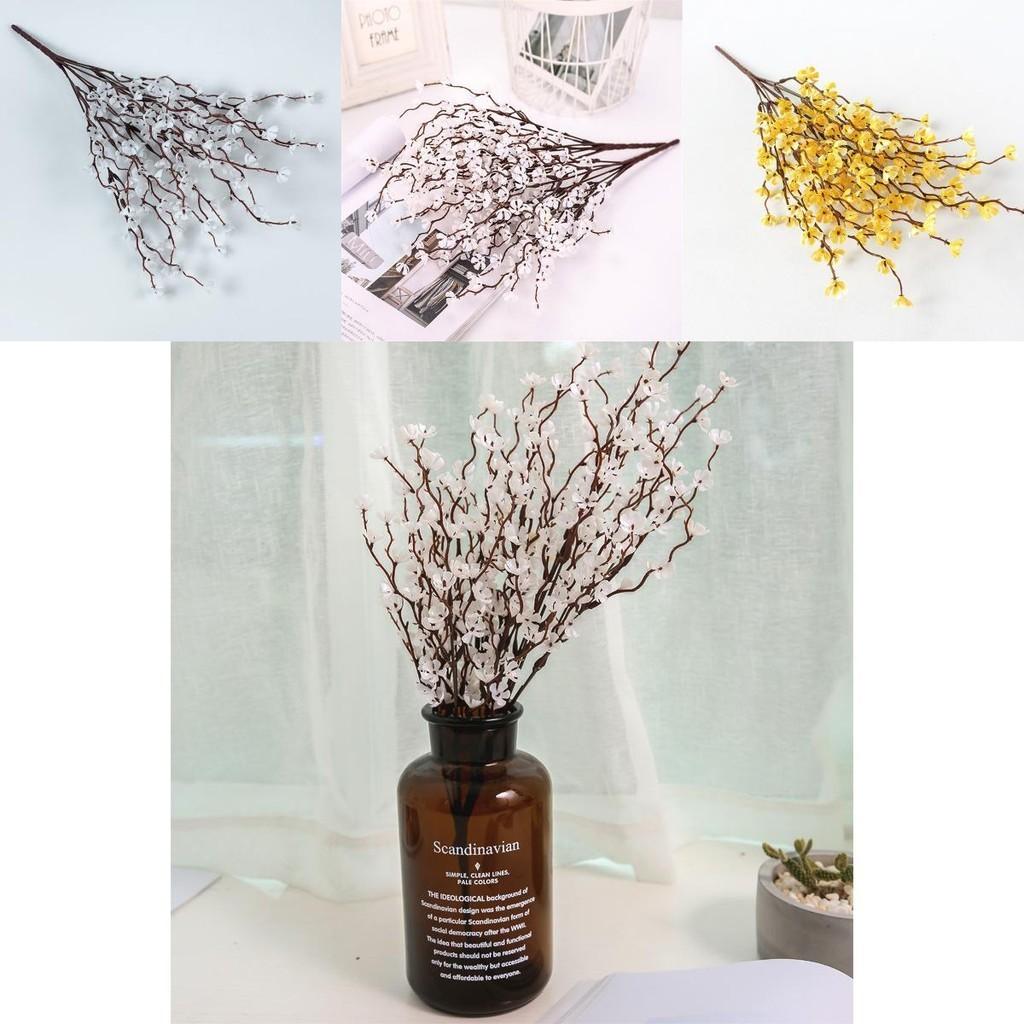 Realistic Artificial Plum Blossom Branches For Elegant Home And Office Decor