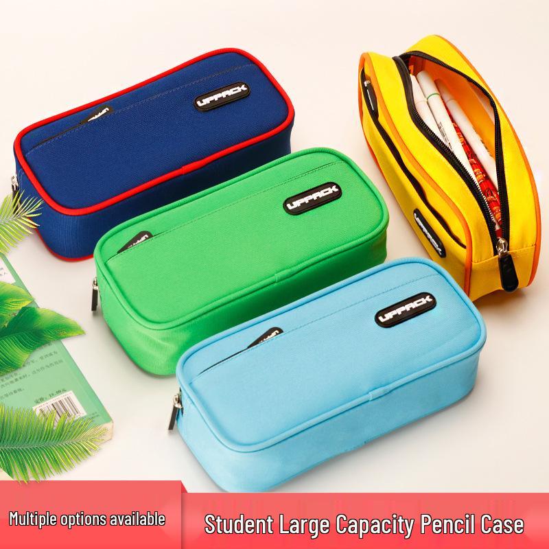 Μινιμαλιστική Διπλή Θήκη Πολλαπλών Χωρητικοτήτων για Μαθητές Δημοτικού - Σχεδιασμός Εμπνευσμένος από Διαδικτυακή Διασημότητα