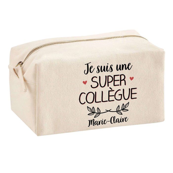 Multifunction Pouch Marie-Claire Super Colleague Birthday Gift Personalized Idea | School Pouch Office Supplies