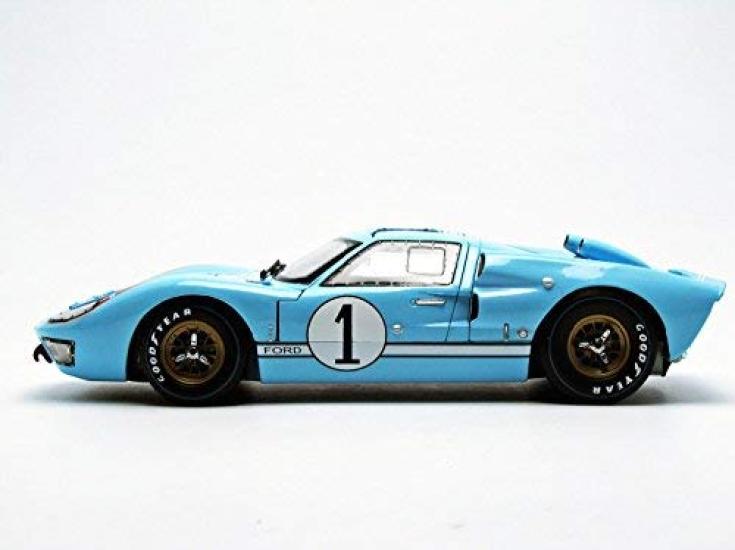 1966 Ford MK 2 Blue scale diecast model by Shelby Collectibles GT-40 #1 1/18 SC411.