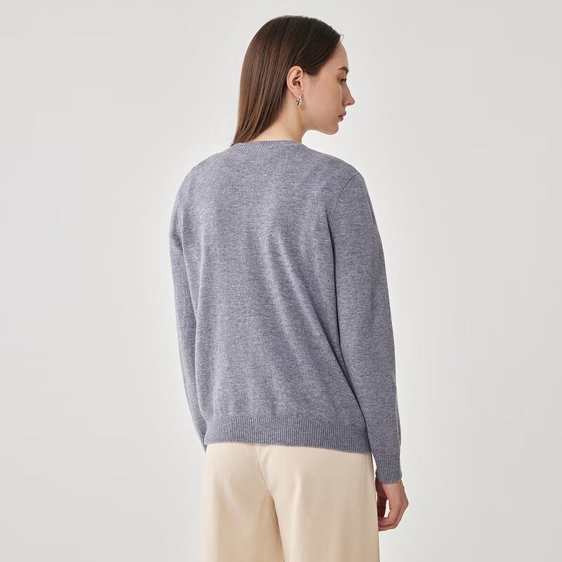 Zhāojūn Women's Cartoon Jacquard Wool Cardigan Sweater