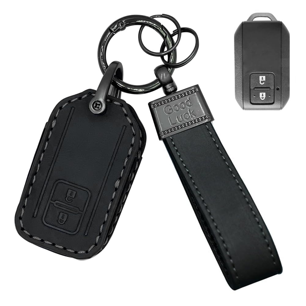 LETINGFAR Key Case, For Suzuki, Smart Key Case, Key Cover, Key Holder, 2 Buttons,