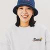 BIGWAVE COLLECTIVE GIRL Logo BUCKET HAT (DENIM)
