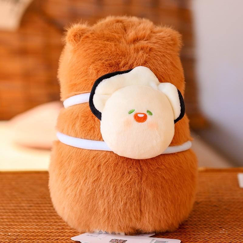 Neuer Snot Bear Kapibara Plüschanhänger Schlüsselanhänger Niedliche Rucksackpuppe Puppe Greifautomat Puppe