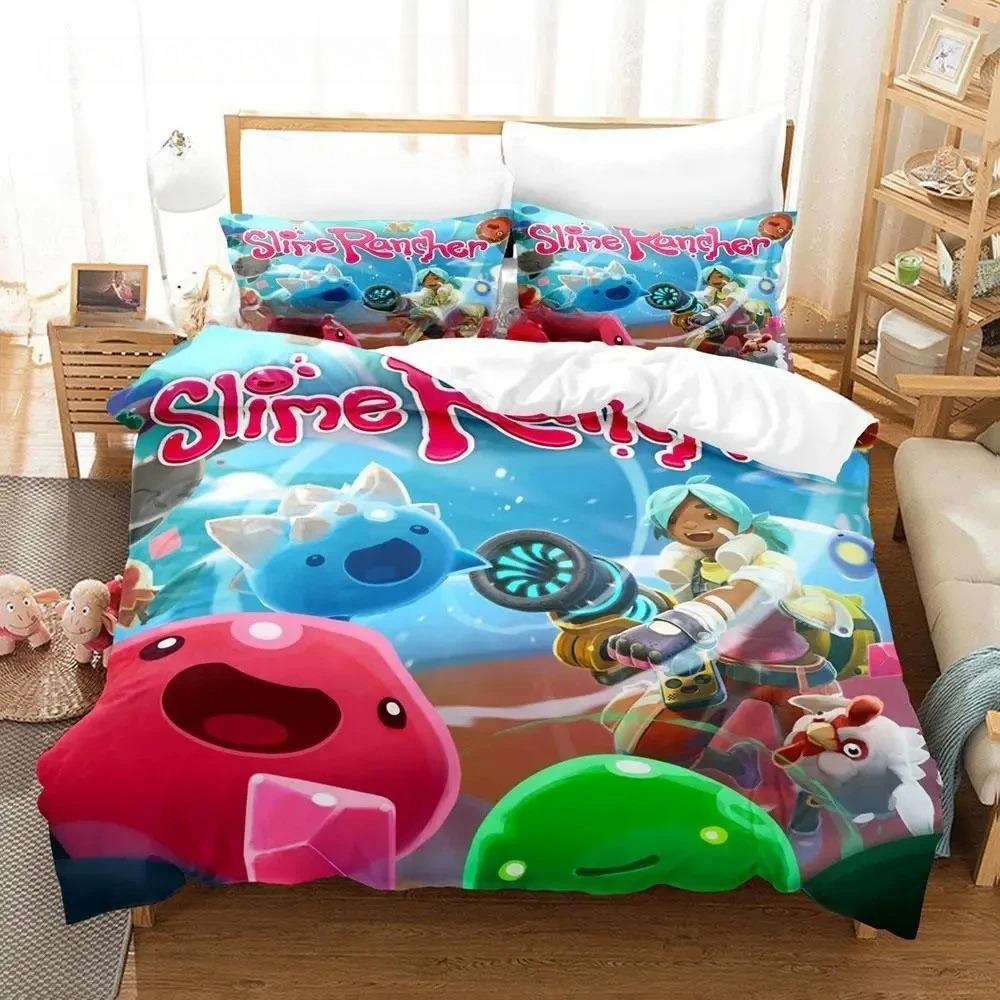 Slime Rancher 2 Bedding Set Single Twin Full Queen King Size Bed Set Aldult Boys Bedroom Duvet cover Sets 3D Anime