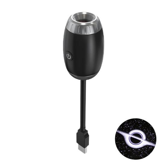 USB Car Projector Lamp 360 Degrees Adjustable Starry Sky Projection Lamp 3 Brightness Home Bedroom Automotive LED Ambient