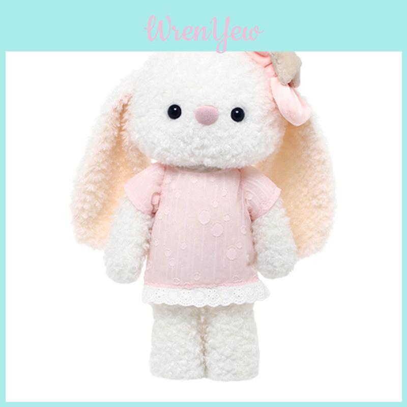 Plush Rabbit Toy With Pp Cotton Filling For Kids Girls Bedtime Sleep Pillow Gift