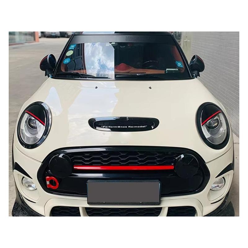 Headlight Brow Trim Pair for Listed F55 F56 F57 Models, Left Right Accent Covers with Adhesive Backing and Coated Finish