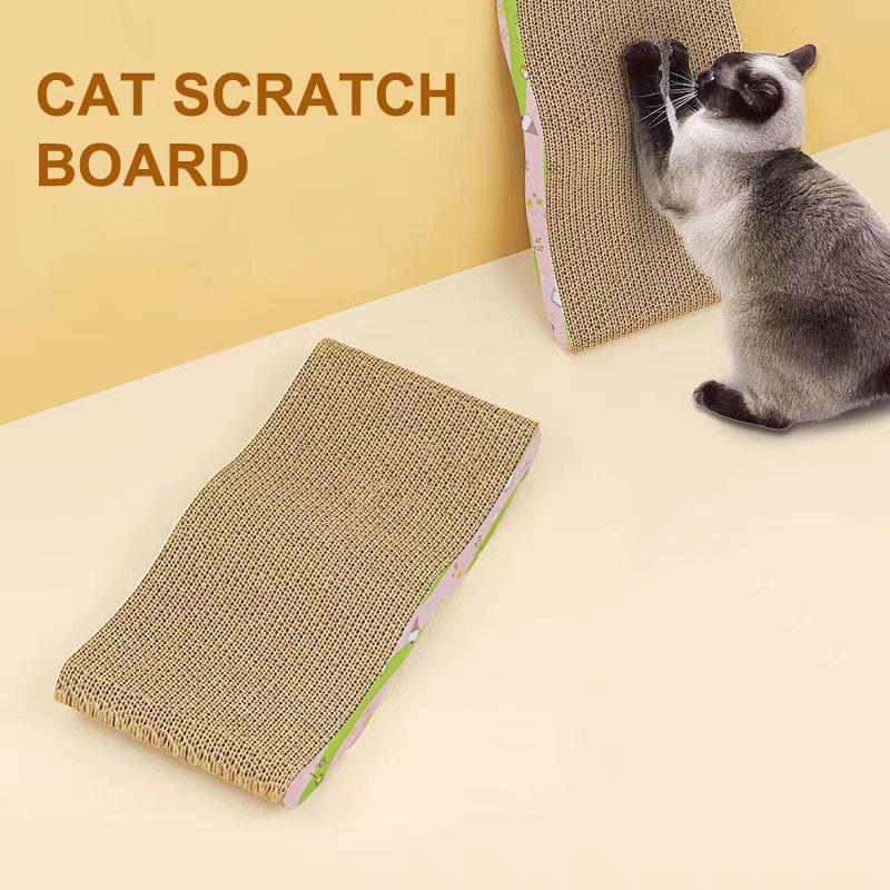 Verdickende Wellpappe Kratzfestes Verschleißfestes Katzenkratzbrett Katzenkratzmatte Katzenspielzeug Heimtierbedarf