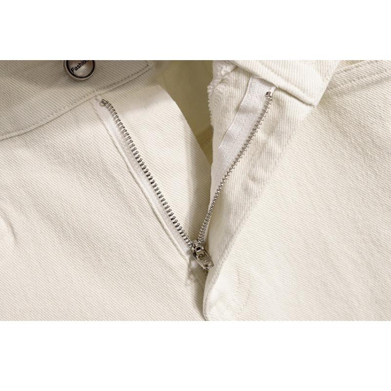 DIMANAF Übergröße Damen Shorts Hosen Sommer Locker Kurze Jeans Basic Hohe Taille Lochhosen Elastischer Bund Maxi