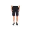 Emporio Armani Solid Color Mid Waist Loose Fit Straight Casual Shorts Men shorts Black 8NPS02PJ05Z1200