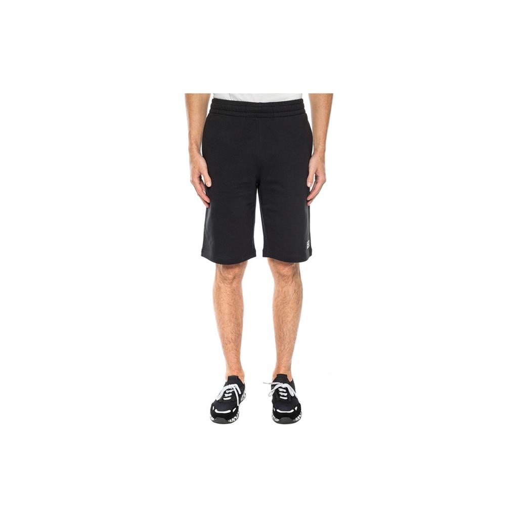 Emporio Armani Solid Color Mid Waist Loose Fit Straight Casual Shorts Men shorts Black 8NPS02PJ05Z1200