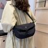 Spring and summer simple and lightweight waterproof messenger bag Oxford cloth versatile women's bag  shoulder nylon cloth breast bag saddle bag