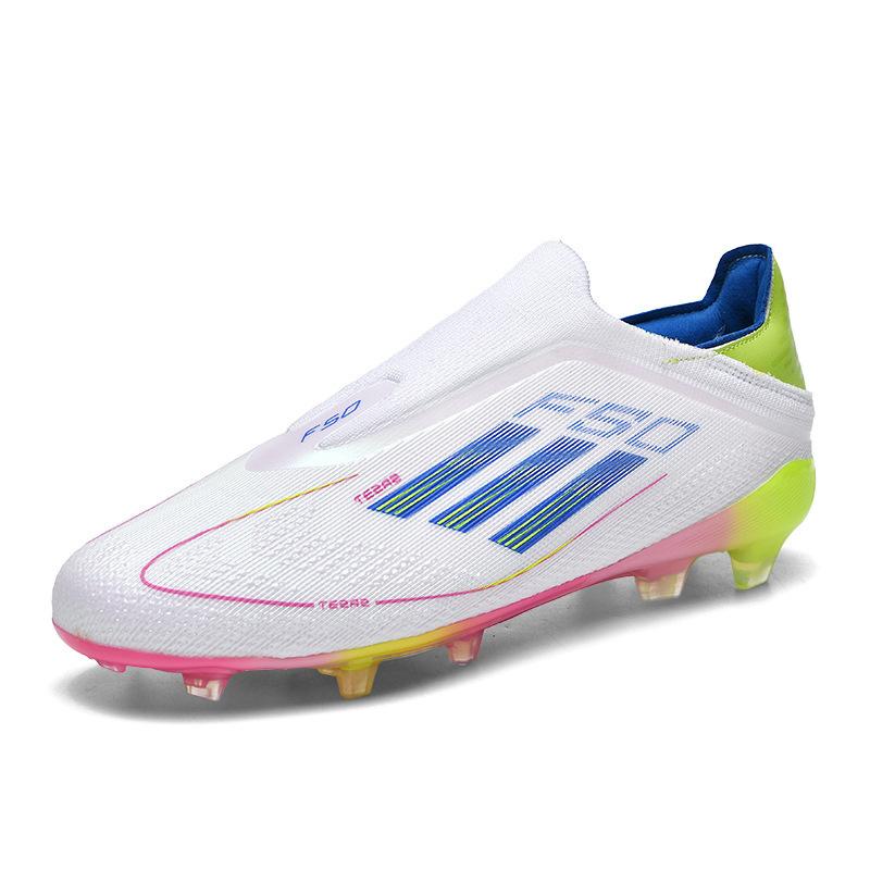 World Cup F50 Low-top Football Shoes Artificial Flat Spikes Boys and Girls Adolescent Students Training Shoes